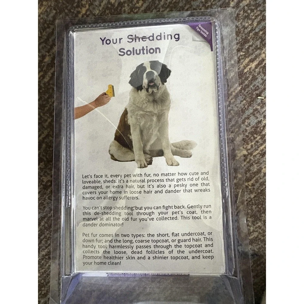 Weebo Pets Heavy Duty De-Shedding Tool Large‎ Dogs 51-90 Lbs 4